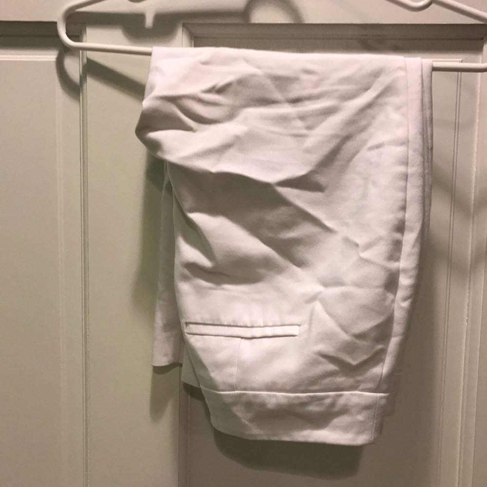 White Capri dress pants